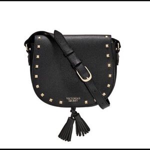 Victoria's Secret Studded Crossbody Leather Purse